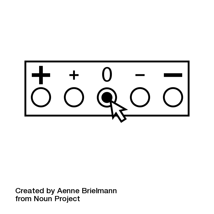 Bipolar Scale by Aenne Brielmann from Noun Project (CC BY 3.0)